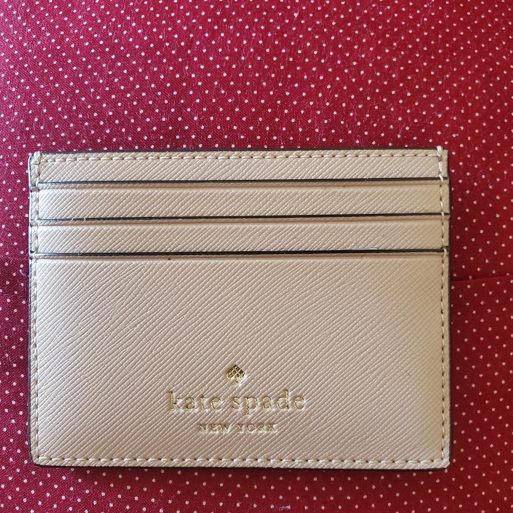 Kate Spade Cream Card Holder